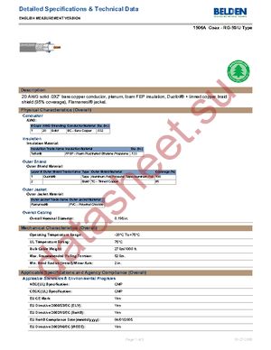 1506A 010500 datasheet  